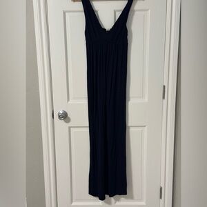 J. Crew Navy Stylish Maxi Dress